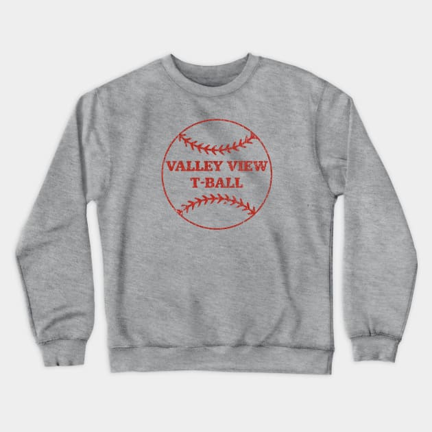 Valley View T-Ball 1999 Crewneck Sweatshirt by JCD666